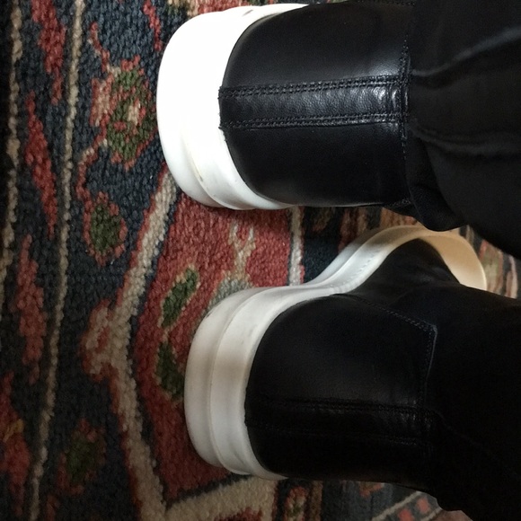 👞💛 Rick Owens classic Sock shoe in leather sz 6 - Picture 4 of 6